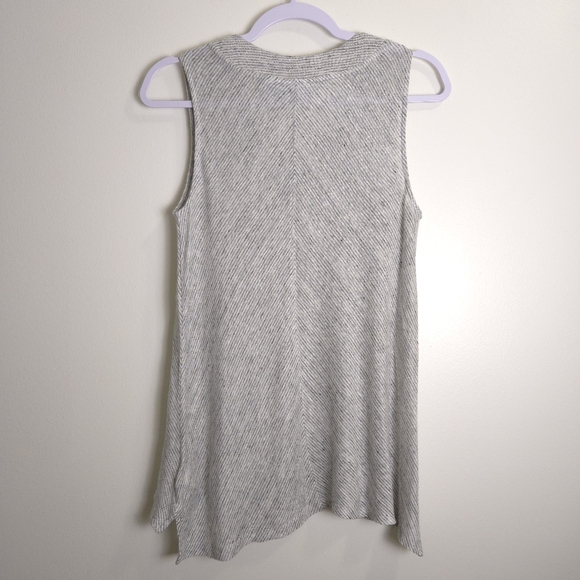 Sigrid Olsen Minimalist Linen V neck Top S - Picture 4 of 6